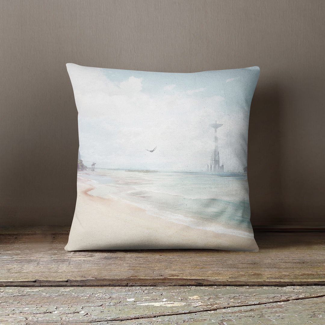 Scarif Beach Landscape Star Wars Pillow
