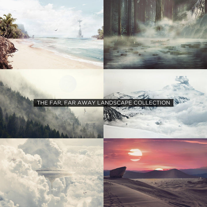 Hoth Frozen Planet Star Wars Art Print - Gallery 94