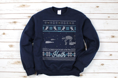 Hoth Star Wars Christmas Sweatshirt - Gallery 94