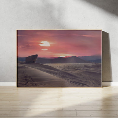 Tatooine Desert Planet Star Wars Art Print - Gallery 94