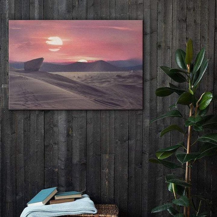 Tatooine Desert Planet Star Wars Canvas - Gallery 94